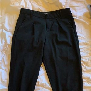 Nine West Polyester Black Pleat Pants